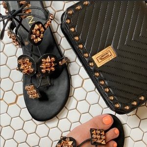 MACKIN J STUDDED SANDALS